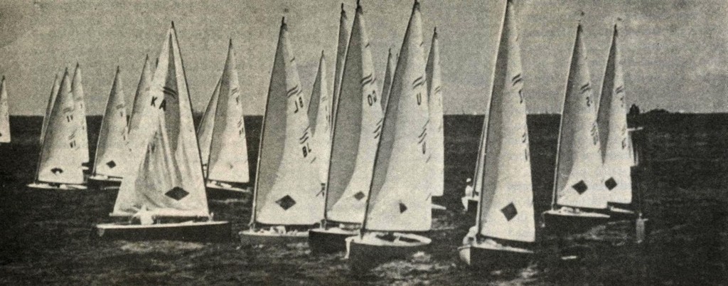 1968 fleet (Finn Class archive) - London 2012 Olympic Games © Finn Class http://www.finnclass.org